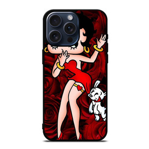 BETTY BOOP AND DOG iPhone 15 Pro Max Case Cover