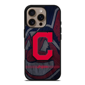 CLEVELAND INDIANS METAL LOGO iPhone 16 Pro Case Cover CLEVELAND INDIANS METAL LOGO iPhone 16 Pro Case Cover
