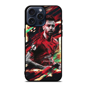 BRUNO FERNANDES MANCHESTER UNITED iPhone 15 Pro Max Case Cover BRUNO FERNANDES MANCHESTER UNITED iPhone 15 Pro Max Case Cover