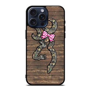 CAMO BROWNING RIBBON iPhone 15 Pro Max Case Cover CAMO BROWNING RIBBON iPhone 15 Pro Max Case Cover