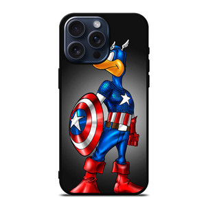 CAPTAIN AMERICA DAFFY DUCK iPhone 15 Pro Max Case Cover
