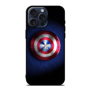 CAPTAIN AMERICA SHIELD EMBLEM iPhone 15 Pro Max Case Cover