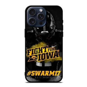 IOWA HAWKEYES LOGO iPhone 15 Pro Max Case Cover IOWA HAWKEYES LOGO iPhone 15 Pro Max Case Cover