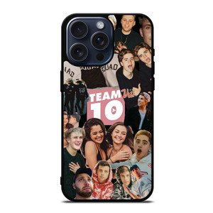 JAKE PAUL TEAM 10 COLLAGE iPhone 15 Pro Max Case Cover JAKE PAUL TEAM 10 COLLAGE iPhone 15 Pro Max Case Cover