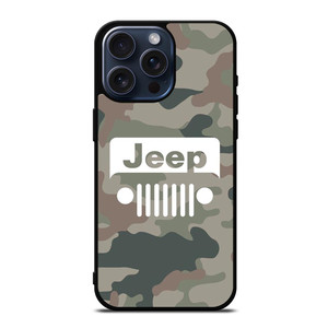 JEEP CAMO LOGO iPhone 15 Pro Max Case Cover