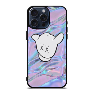 KAWS GLOVES COLORFUL iPhone 15 Pro Max Case Cover