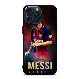 LIONEL MESSI BARCELONA 3 iPhone 15 Pro Max Case Cover