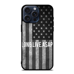 LONG LIVE ASAP ROCKY AMERICAN FLAG iPhone 15 Pro Max Case Cover
