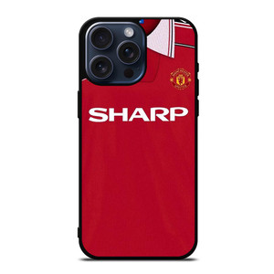 MANCHESTER UNITED FC CLASSIC JERSEY SHARP iPhone 15 Pro Max Case Cover