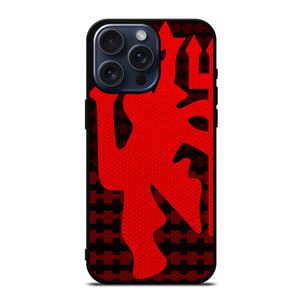 MANCHESTER UNITED RED DEVIL LOGO iPhone 15 Pro Max Case Cover