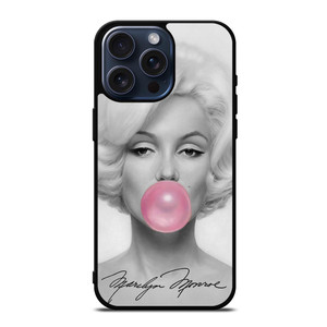 MARILYN MONROE PINK BUBBLEGUM iPhone 15 Pro Max Case Cover