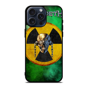 MEGADETH NUCKLEAR LOGO iPhone 15 Pro Max Case Cover