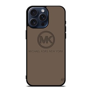 MICHAEL KORS NEW YORK LOGO BROWN iPhone 15 Pro Max Case Cover