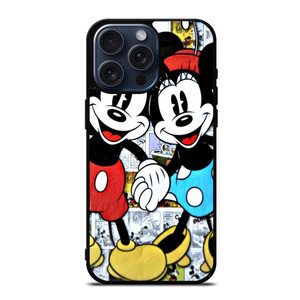 MICKEY AND MINNIE MOUSE DISNEY COMIC iPhone 15 Pro Max Case Cover