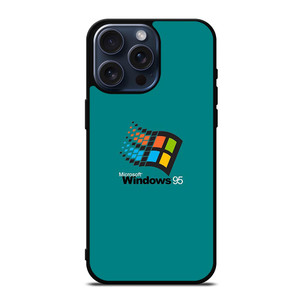MICROSOFT WINDOWS 95 RETRO LOGO iPhone 15 Pro Max Case Cover