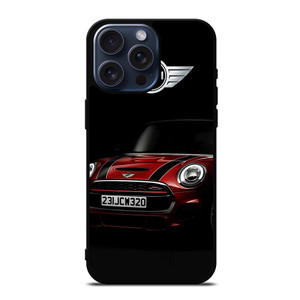 MINI COOPER CAR RED iPhone 15 Pro Max Case Cover