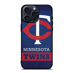 MINNESOTA TWINS LOGO BASEBALL MLB TEAM iPhone 15 Pro Max Case Cover