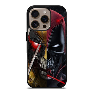 DEADPOOL X WOLVERINE SKULL ICON iPhone 16 Pro Case Cover DEADPOOL X WOLVERINE SKULL ICON iPhone 16 Pro Case Cover