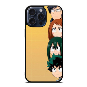 MY HERO ACADEMIA FUNNY FACE iPhone 15 Pro Max Case Cover