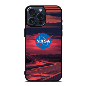 NASA LOGO SUNSET iPhone 15 Pro Max Case Cover NASA LOGO SUNSET iPhone 15 Pro Max Case Cover