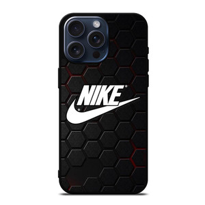 NIKE LOGO HEXAGONAL METAL iPhone 15 Pro Max Case Cover