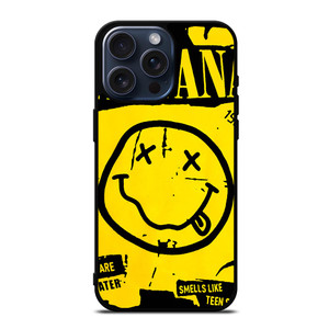 NIRVANA ROCK BAND SMILEY iPhone 15 Pro Max Case Cover NIRVANA ROCK BAND SMILEY iPhone 15 Pro Max Case Cover