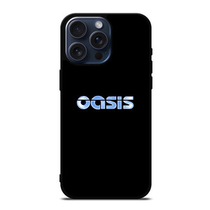 OASIS BAND ROCK LOGO CHROME iPhone 15 Pro Max Case Cover OASIS BAND ROCK LOGO CHROME iPhone 15 Pro Max Case Cover