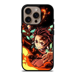 DEMON SLAYER KIMETSU NO YAIBA TANJIRO KAMADO FIRE iPhone 16 Pro Case Cover DEMON SLAYER KIMETSU NO YAIBA TANJIRO KAMADO FIRE iPhone 16 Pro Case Cover