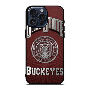 OHIE STATE BUCKEYES UNIVERSITY LOGO iPhone 15 Pro Max Case Cover