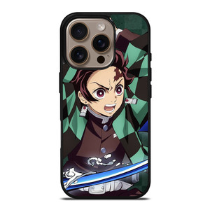 DEMON SLAYER TANJIRO KAMADO ANIME CARTOON iPhone 16 Pro Case Cover DEMON SLAYER TANJIRO KAMADO ANIME CARTOON iPhone 16 Pro Case Cover