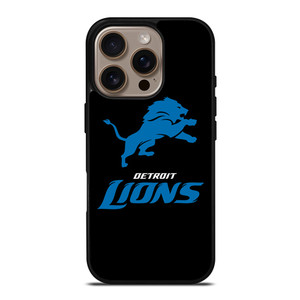 DETROIT LIONS BLACK LOGO iPhone 16 Pro Case Cover DETROIT LIONS BLACK LOGO iPhone 16 Pro Case Cover