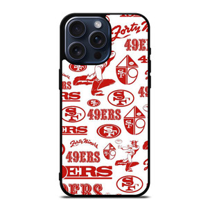 SAN FRANCISCO 49ERS LOGO FORTY NINERS FOOTBALL iPhone 15 Pro Max Case Cover