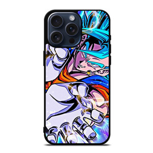 SON GOKU DRAGON BALL SUPER SSJ BLUE MANGA ANIME iPhone 15 Pro Max Case Cover