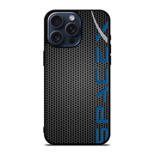 SPACE X LOGO METAL iPhone 15 Pro Max Case Cover