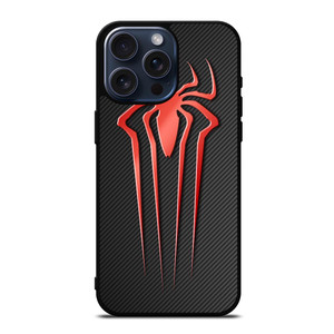 SPIDERMAN CARBON LOGO iPhone 15 Pro Max Case Cover