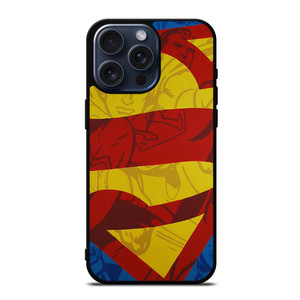 SUPERMAN LOGO COMIC iPhone 15 Pro Max Case Cover