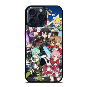 SWORD ART ONLINE CHARACTER iPhone 15 Pro Max Case Cover