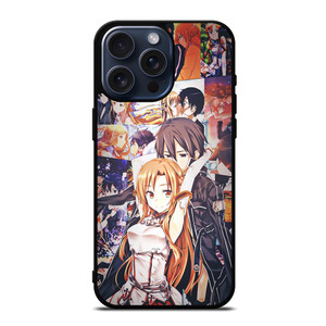 SWORD ART ONLINE KIRITO AND ASUNA iPhone 15 Pro Max Case Cover