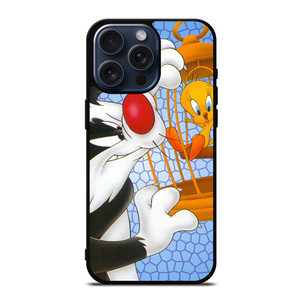 SYLVESTER AND TWEETY Looney Tunes iPhone 15 Pro Max Case Cover SYLVESTER AND TWEETY Looney Tunes iPhone 15 Pro Max Case Cover