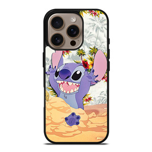 DISNEY LILO & STITCH VINTAGE FLORAL iPhone 16 Pro Case Cover