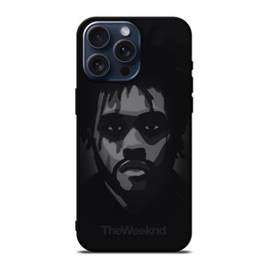 THE WEEKND FACE WHITE BLACK iPhone 15 Pro Max Case Cover