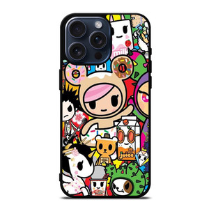 TOKIDOKI DONUTELLA AND FRIEND iPhone 15 Pro Max Case Cover TOKIDOKI DONUTELLA AND FRIEND iPhone 15 Pro Max Case Cover
