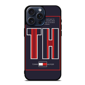 TOMMY HILFIGER TH FASHION LOGO AMERICAN DREAM iPhone 15 Pro Max Case Cover
