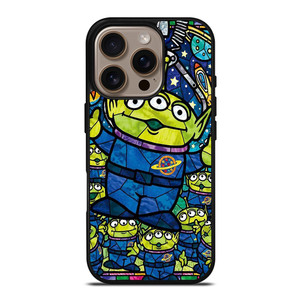 DISNEY TOY STORY ALIEN ART GLASS iPhone 16 Pro Case Cover DISNEY TOY STORY ALIEN ART GLASS iPhone 16 Pro Case Cover