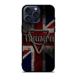 TRIUMPH MOTORCYCLE EMBLEM 2 iPhone 15 Pro Max Case Cover
