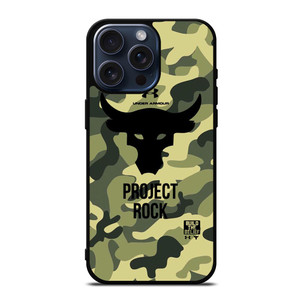 UNDER ARMOUR LOGO PROJECT ROCK CAMO iPhone 15 Pro Max Case Cover UNDER ARMOUR LOGO PROJECT ROCK CAMO iPhone 15 Pro Max Case Cover