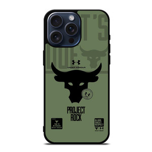 UNDER ARMOUR LOGO PROJECT ROCK iPhone 15 Pro Max Case Cover