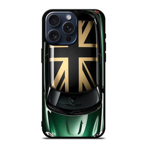 UNIONS JACK MINI COOPER GREEN iPhone 15 Pro Max Case Cover UNIONS JACK MINI COOPER GREEN iPhone 15 Pro Max Case Cover