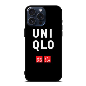 UNIQLO LOGO BLACK 2 iPhone 15 Pro Max Case Cover
