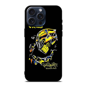 VALENTINO ROSSI THE DOCTOR 46 SIGNATURE iPhone 15 Pro Max Case Cover VALENTINO ROSSI THE DOCTOR 46 SIGNATURE iPhone 15 Pro Max Case Cover